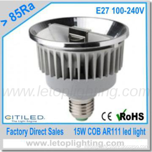 88Ra Citizen E27 base 15W cob AR111 led light